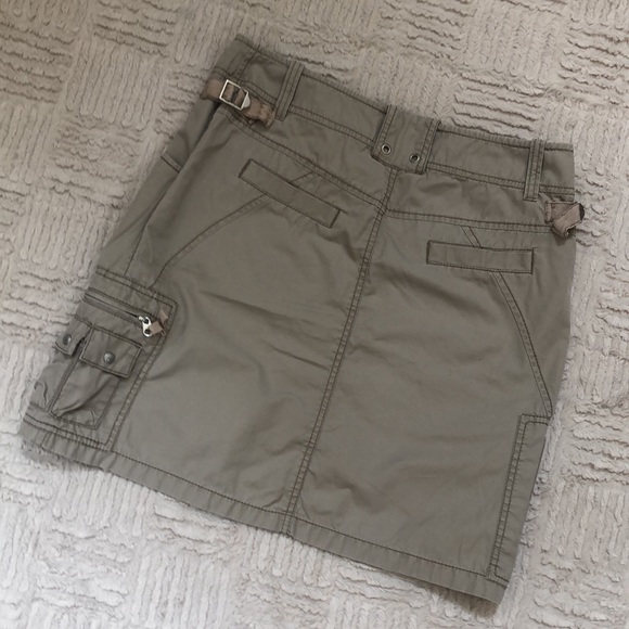 ESPRIT cargo utility skirt beige tan Size 6 - Picture 8 of 16